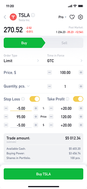 stop loss take profit